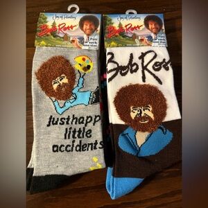NWT Bob Ross Socks Men 8-12